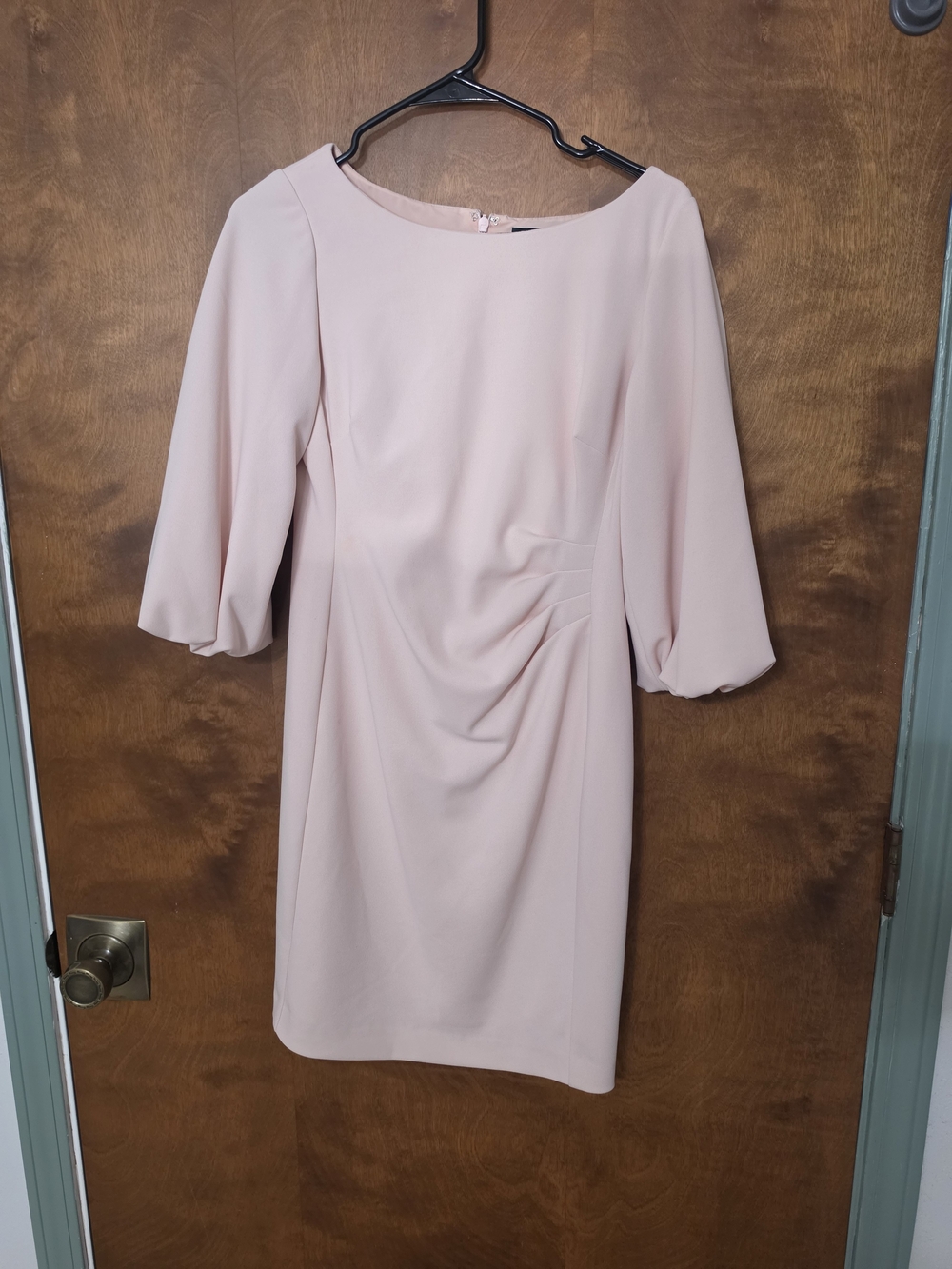 Ralph Lauren Pale Pink Long-Sleeve Sheath Dress - Picture 1 of 4